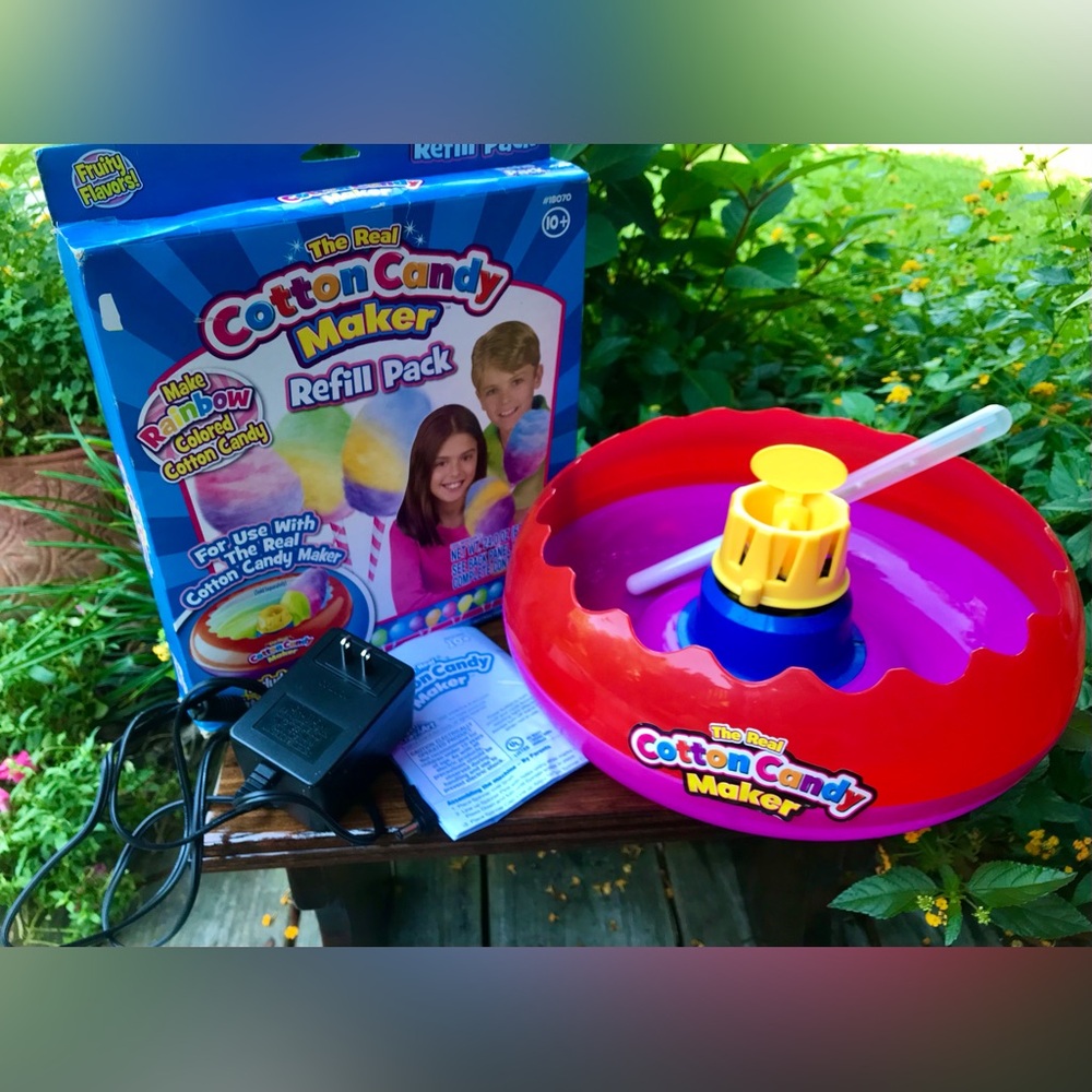 Like New Cra-Z-Art The Real Cotton Candy Maker Light Wand & Expired Refill Kit